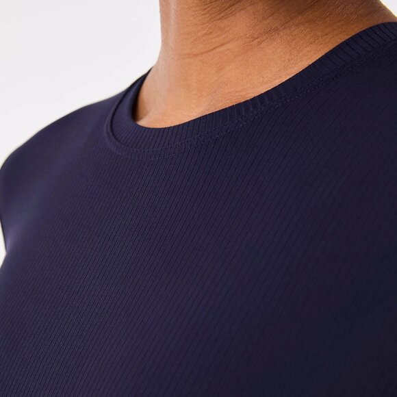 Figs Ribbed Longsleeve Underscrub in Navy, Size XXS - Picture 2 of 10